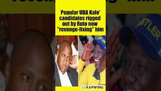 Ruto being revenge-fixed in the Rift Valley by popular candidates he rigged out in 2022