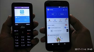 Jio phone : Share files via SHAREit ✓