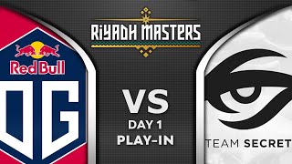 OG vs SECRET - CEB vs PUPPEY PLAY-IN - RIYADH MASTERS 2023 Dota 2 Highlights