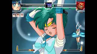 Sailor Moon Sailor Mars Sailor Jupiter And Sailor Mercury me Vs Shin Oni