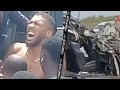 BREAKING! - Anthony Joshua involved in car crash in Nigeria! - FOOTAGE