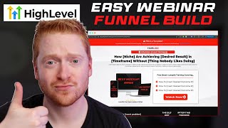 How To Build a Webinar Funnel on GoHighLevel (EASY Beginner Guide)