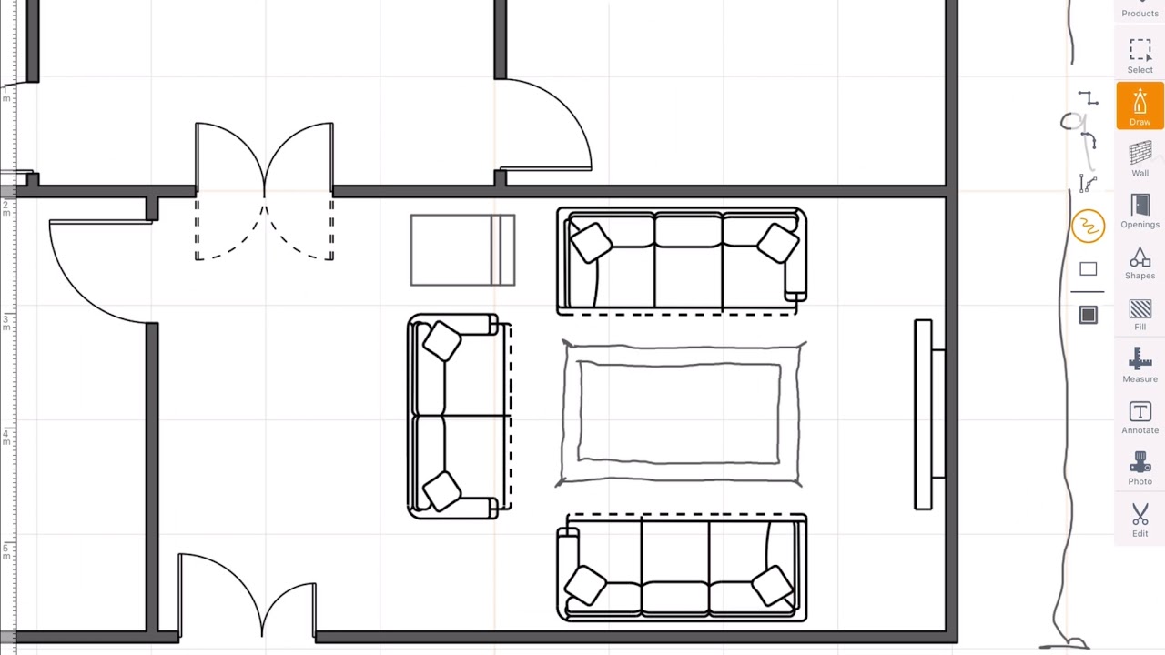 Making floor plans by arcsite on ipad youtube