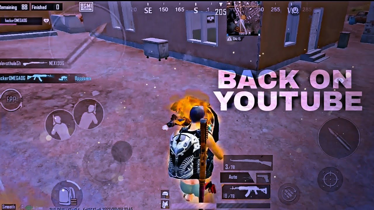 AFTER A LONG TIME | BACK ON YOUTUBE | 3:59 AM | BGMI MONTAGE | Road to ...