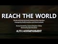 Reach the world  alto  vocal guide by sis riza ovidos