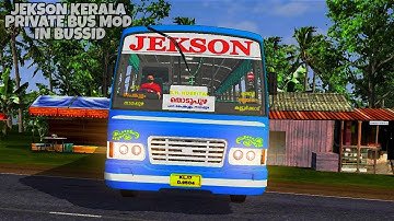 Jekson Private Bus Mod In Bus Simulator Indonesia - Bussid Bus Mod - Bussid Car Mod - Bussid