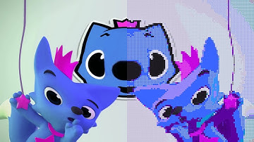 PinkFong Japan Sparta Pitch Intro Effects l Pixel Art Showcase l Kingworld Direct (1993) Effects