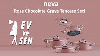 Neva Rose Chocolate Graye Tencere Seti Resimi