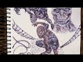 1 Hours Uncut TikTok LIVE – Ambidextrous Chaos Drawing Session With Chat #184