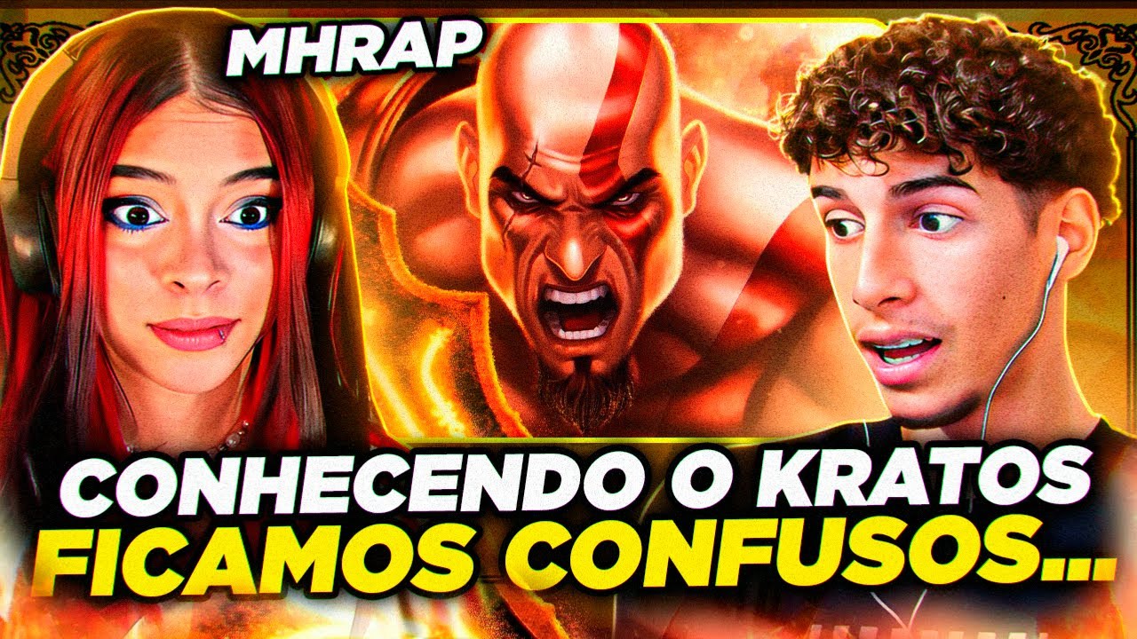 React irmãos | MHRAP - Tipo KRATOS 🔥 (God of War)