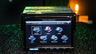 Power Acoustik PD-710B - Single DIN with 7 Touchscreen Display