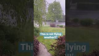Absolutely not flying weather 🤬