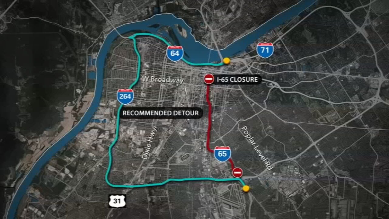 I-65 closure next summer prompts traffic concerns - YouTube