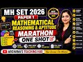 MH SET 2026 Paper 1 Mathematical Reasoning & Aptitude Marathon One Shot | Complete Unit Revision |