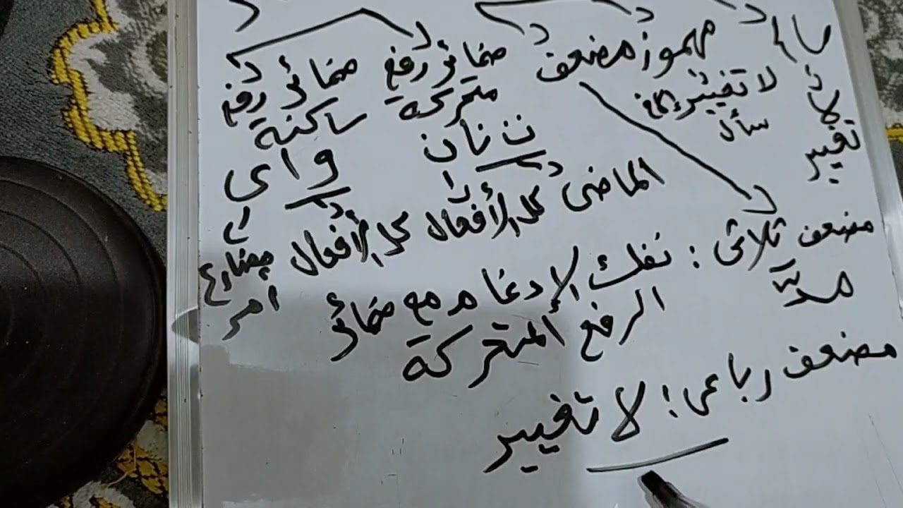إسناد الأفعال الصحيحة إلى الضمائر.