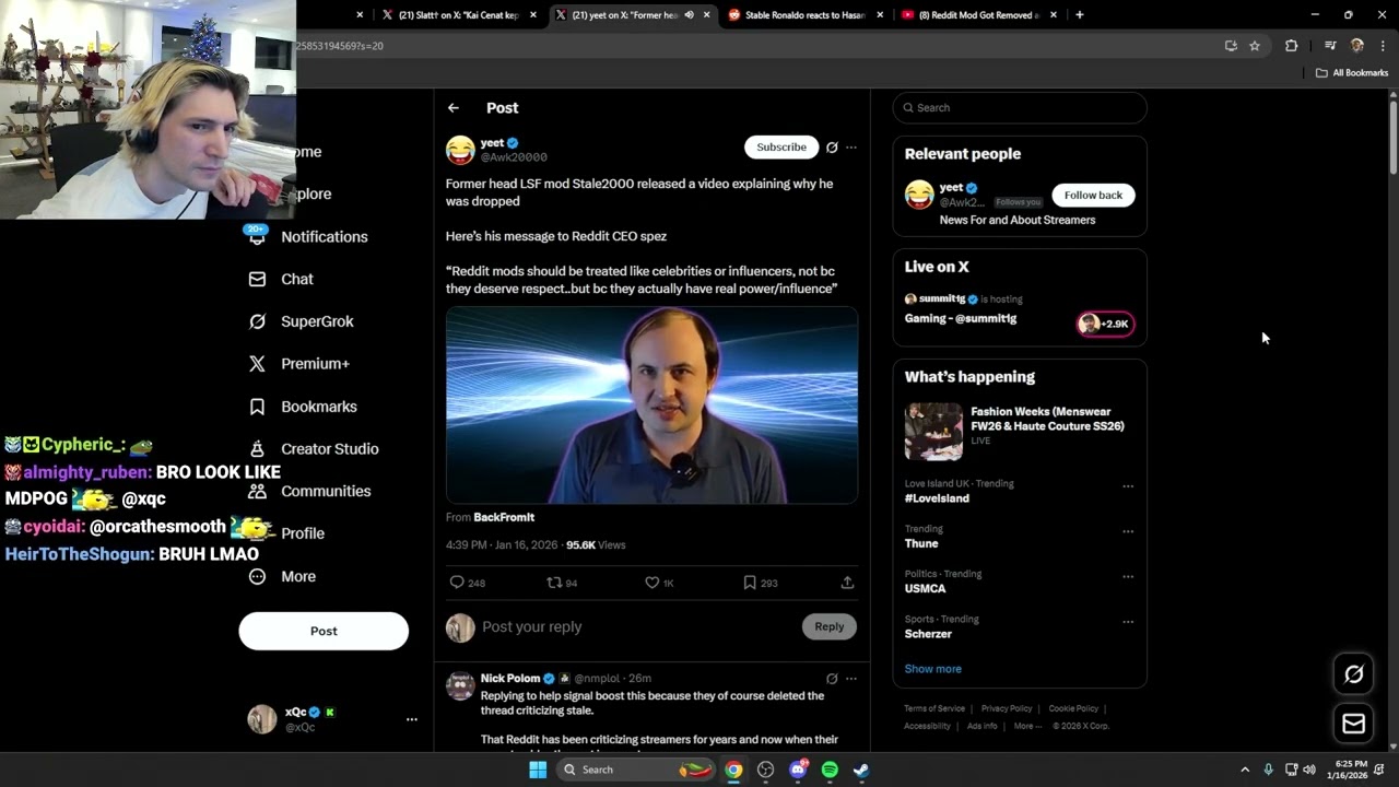 Бывший главный модератор LSF выпустил видео, объясняющее, почему его исключили из команды.