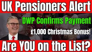🎄 UK Pensioners Alert: DWP Approves £1,000 Christmas Bonus – Check If You Qualify! 🎄