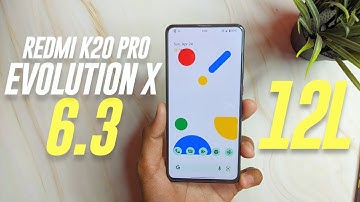 Evolution X 6.3 Android 12.1 Snow V2 Update On Redmi K20 Pro - Fastest FOD/Features/Gaming !!