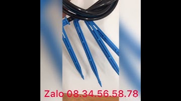 Bộ 4 que tưới nhỏ giọt gắn bù áp lưu lượng 2l/h GIÁ BÁN 11.800đ/bộ