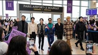 BTS Finally Landed in Paris, But Three Members Had a Secret Head Start! screenshot 1