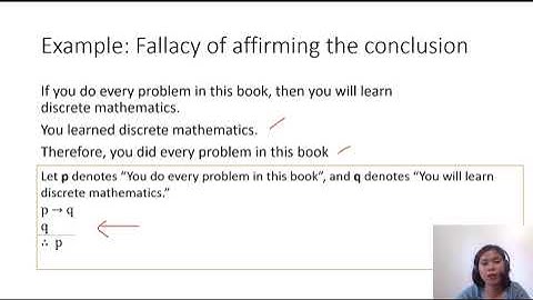 CC 111   Rules of Inference | Part 5 - Fallacies