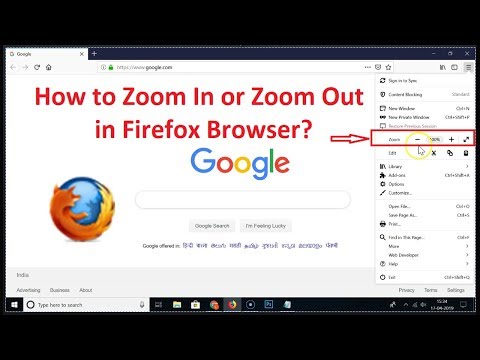 Video: How To Zoom In In Mozile