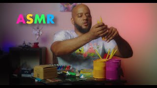 ASMR | Organizing & Sorting Pens, Pencils ++ | Very Focused | Clanking