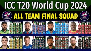 T20 World Cup 2024 - All Team Squad | ICC T20 Cricket World Cup 2024 All Teams Squad | T20 WC 2024