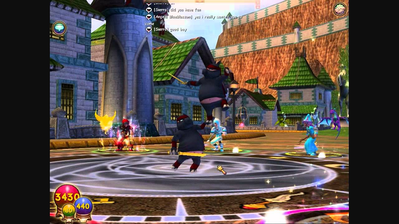 Wizard101 Spells-Ninja Pigs