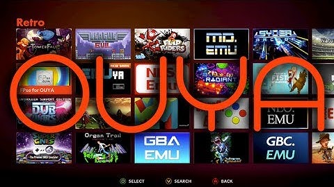 Ouya Games & Menu Overview