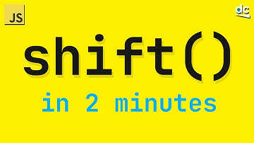 How To Remove From The Start of Arrays - JavaScript Shift (In 2 Mins)