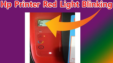 Hp 316 Red Light Blinking || Hp Printer Red Light Blinking