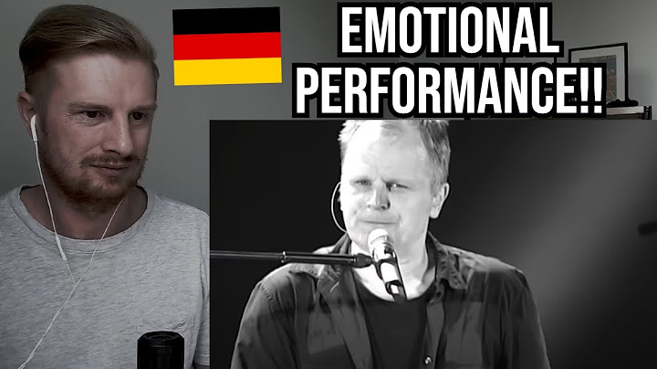 Reaction To Herbert Grönemeyer - Der Weg Live 2003 - Mensch Tour