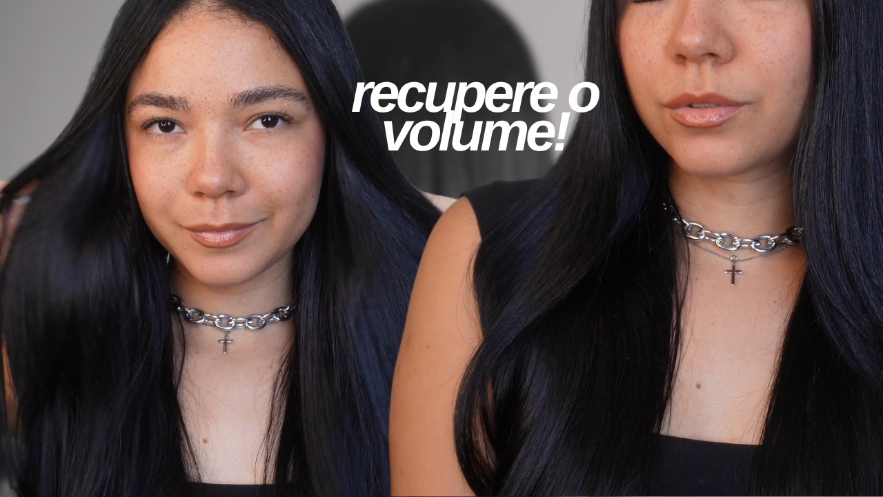 O SEGREDO pra ACABAR com o cabelo ralo e afinado! 