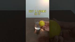 Why Do Lemons Float in Salt Water but Sink in Fresh Water? 🧪🍋 #ScienceShorts #shorts