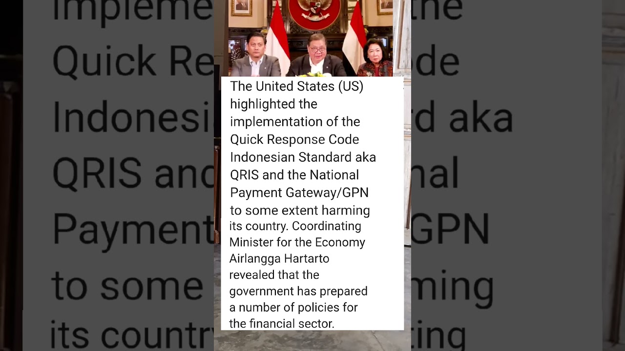 The use of QRIS is detrimental to the country 