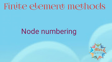 node numbering in finite element methods