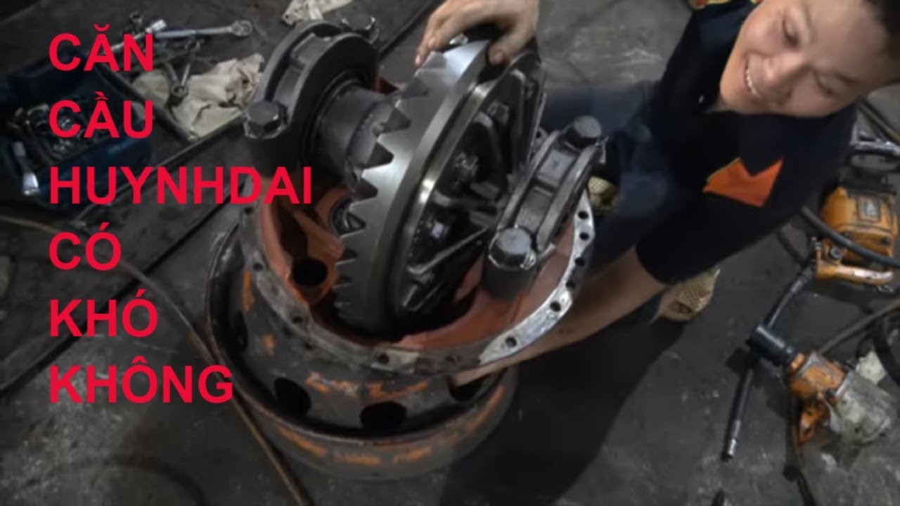 sửa chữa ô tô tải, hưỡng dẫn căn cầu xe huynhdai trago 5 chân(5-foot hyundai trago bridge guide)