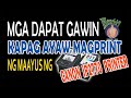 Mga Dapat gawin kapag ayaw magprint ng Maayus ang  Canon IP2770 printer / DIY fix Printing