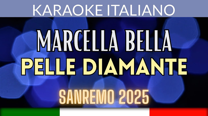 Marcella Bella - Pelle Diamante - Karaoke Strumentale Sanremo 2025 🎤