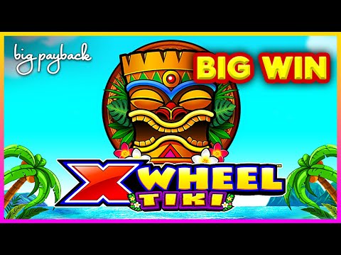 SHOCKING WHEEL! X Wheel Tiki Slot - BACK TO BACK BONUSES!