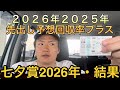 【七夕賞・結果】2026年2025年回収率プラスです！