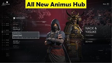 First Look at All New Animus Hub in Assassins Creed Shadows