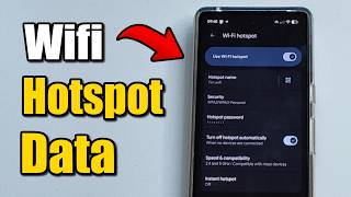How To Wifi Hotspot Data To Another Phone - Setup & Share