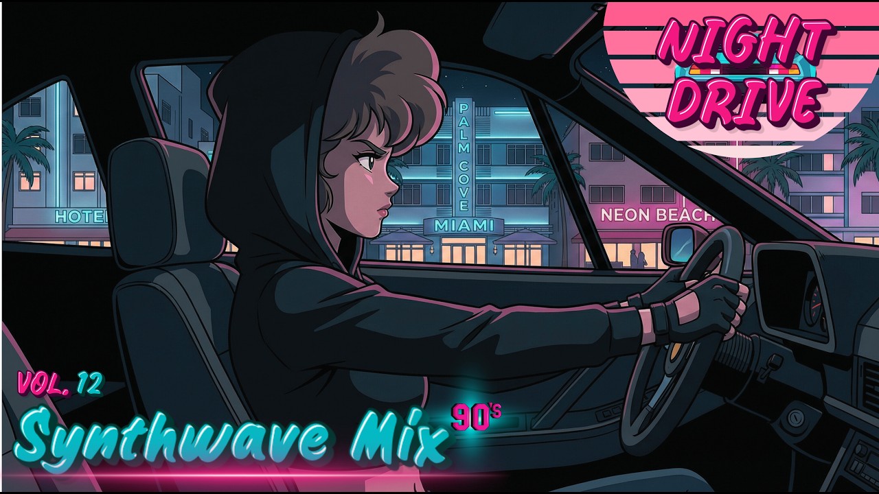 MIAMI 1994 NIGHT SHIFT // Synthwave, Chillwave, Outrun, Retrowave, Cyberpunk, Futurewave Playlist