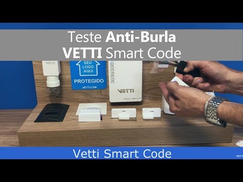 Miniatura do vídeo Demonstrando Sistema anti-burla VETTI Smart Code