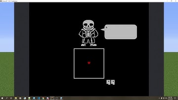 Undertale Sans Fight In Minecraft Part 1 - Sans First Move