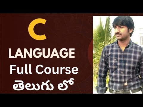 C Language Tutorial for Beginners in Telugu | Complete Full C Course | @LuckyTechzone