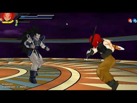 Trunks Xeno SSJ God VS Turles SSJ Maligno Segundo Torneo del Poder Dragon Ball Z Tenkaichi Tag Team