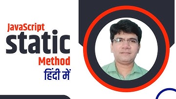 create static method in javascript | js es6 static method